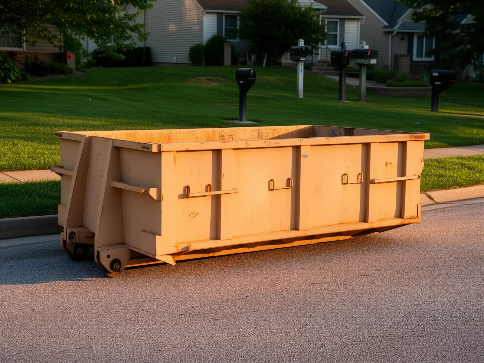Roll-off dumpster from Old Mill Dumpsters in Mankato, MN